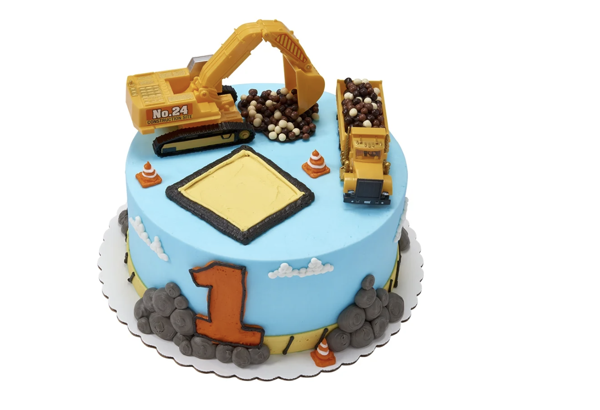 tractor birthday cake